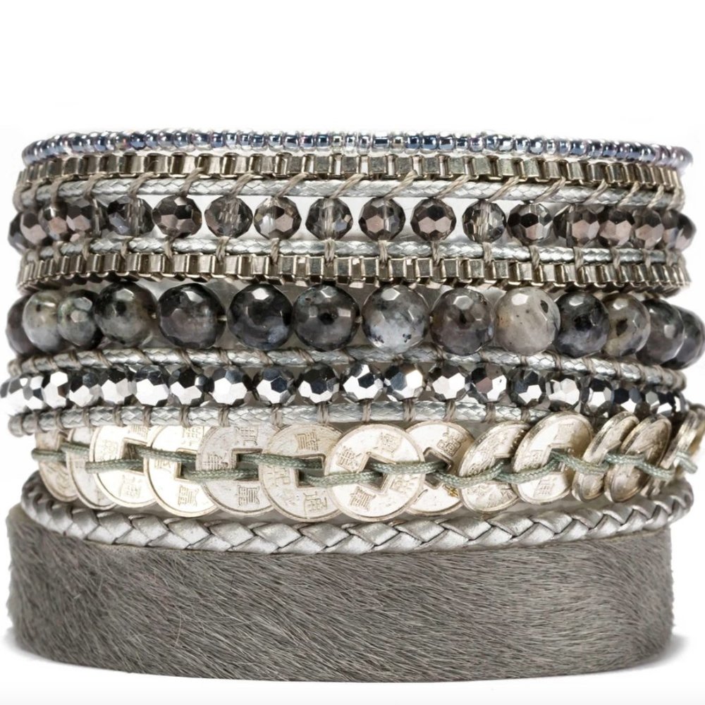 Victoria Emerson Boho Cuff-Gray